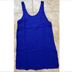 Tresics Beach Swimsuit Cover Up Womens Large; blue